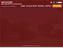 Tablet Screenshot of bayshoredunsborough.com